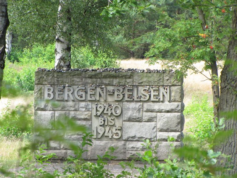 Bergen Belsen with Frank