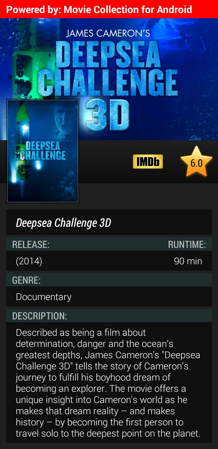 Deepsea Challenge 3D