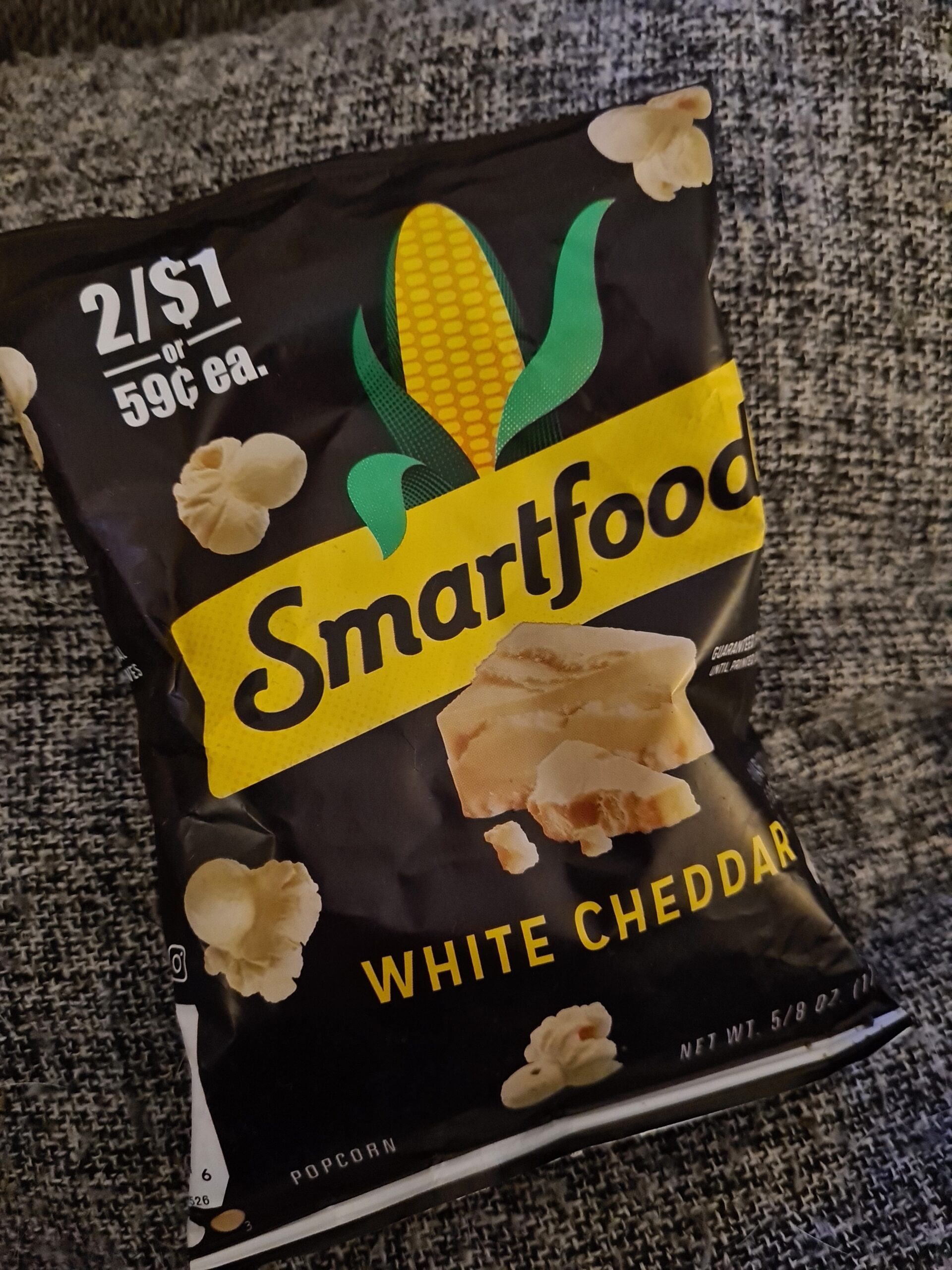 Smartfood White Cheddar popcorn